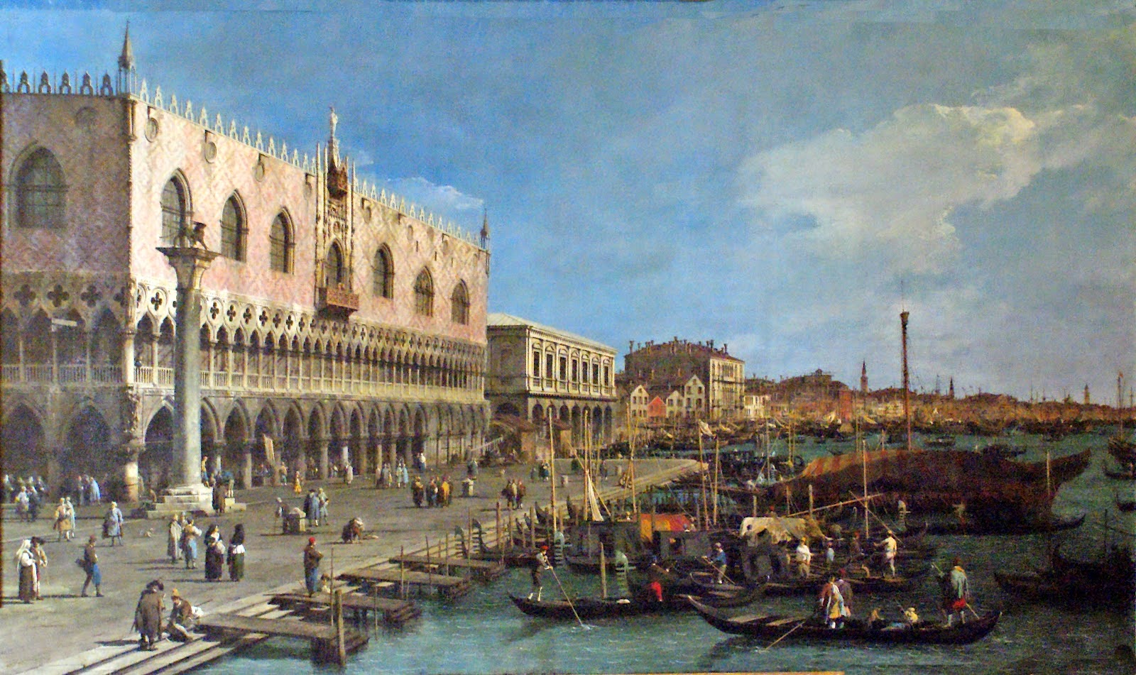 Canaletto, 1730 - La riva degli Schiavoni